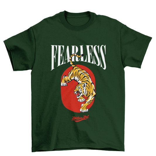 "FEARLESS" TEE (GREEN)